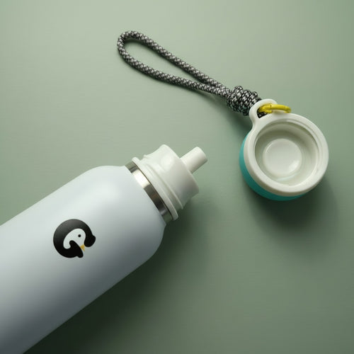 The Little Explorer Insulated Water Bottle-Cloud Grey
