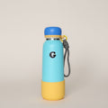 The Little Explorer Insulated Water Bottle-Ocean Blue