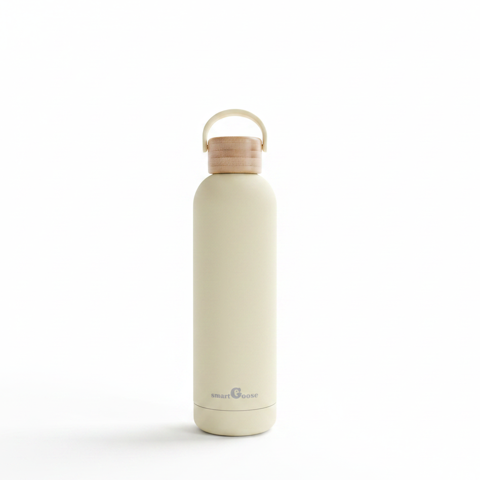 Cream bottle white background