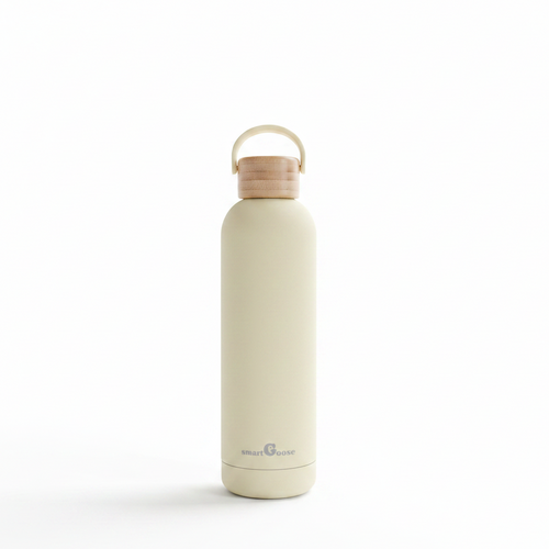 Cream bottle white background